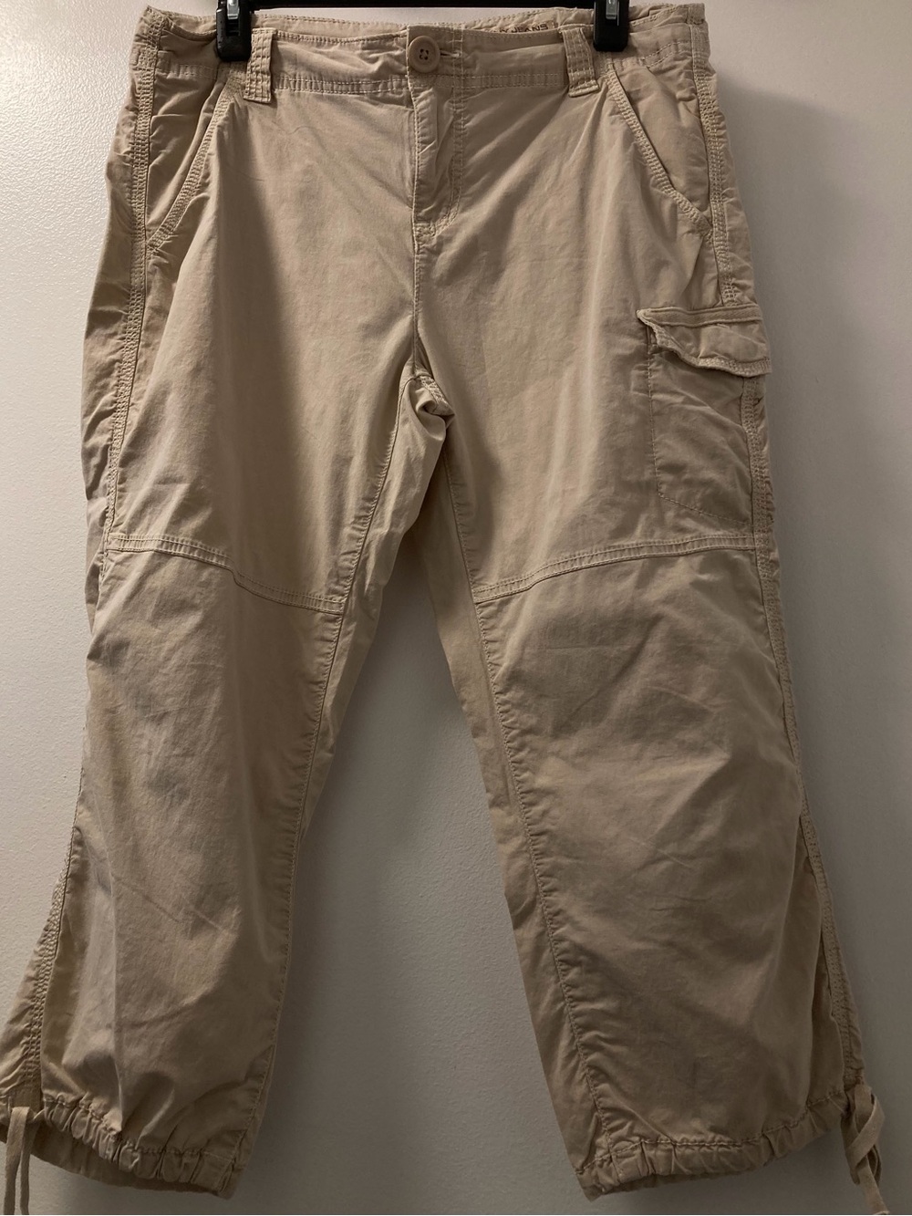 DKNY Jeans Petite Khaki Cargo Capri Pants 10P